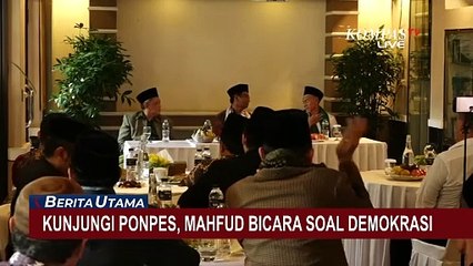 Kunjungi Ponpes, Mahfud Bicara Soal Demokrasi Hingga Napak Tilas Gus Dur