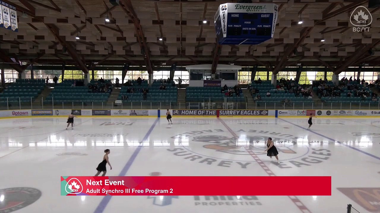 Adult SYS III F2, Junior Free, JUV SYS F2 - 2023 BC/YT Synchronized Skating & Adult Skating Competition