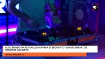El DJ Matias Bareiro brindó un set exclusivo para el segmento Sunset Break de Misiones Online TV