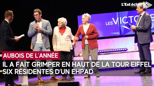 Aubois de l’année : Jérémie Vandevelde a fait grimper en haut de la tour Eiffel six résidentes d’un Ehpad