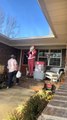 Wife Pranking Husband With Santa Clause Decoration Fails Hilariously