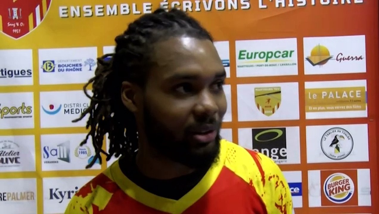 Réaction Maritima Teddy Aubert capitaine suite au match nul contre Lanester