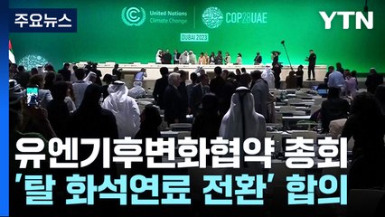 "UAE 합의는 기후 위기 대응 위한 실질적 진전" / YTN