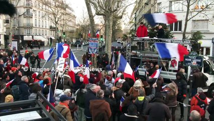 Les Patriotes Non aux JO 2024 Totalitaires. Paris/France - 16 Décembre 2023