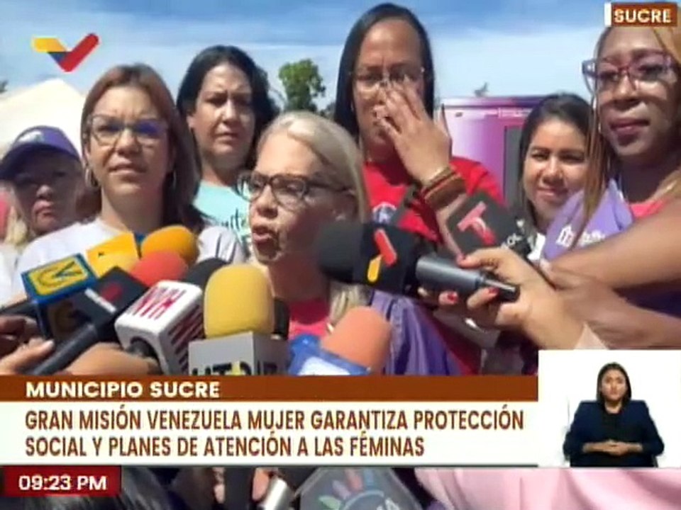Féminas del edo. Sucre fueron favorecidas por la GMVM con jornada de atención integral