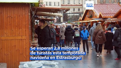 Francia | El mercado navideño de Estrasburgo se llena de turistas