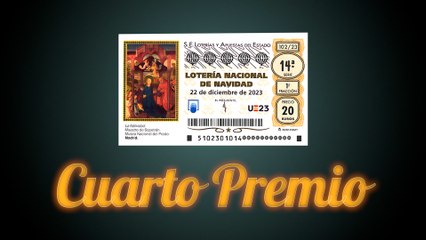93361, primer cuarto premio del sorteo de la Lotería de Navidad 2023: este es el número premiado