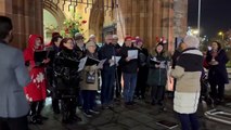 The Hive Cancer Support choir at Mayor's Christmas Countdown in Derry