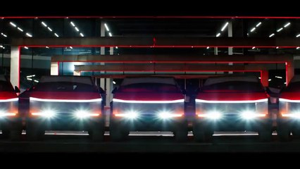 Spectacular Tesla Cybertruck Light Show 2023 ✨