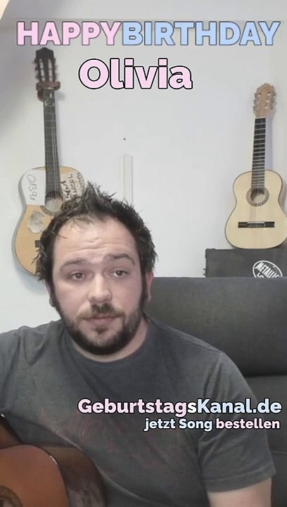 Happy Birthday, Olivia! Geburtstagsgrüße an Olivia