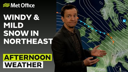 Met Office Afternoon Weather Forecast 22/12/23 - Outbreaks of rain in the west