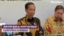 Jokowi Bakal Nonton Debat Perdana Cawapres di Rumah, Ini Harapannya