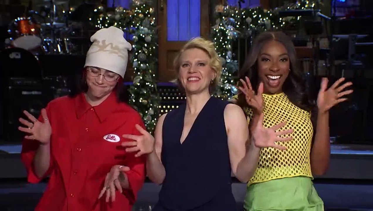 Kate McKinnon and Billie Eilish are Bringing the Christmas Spirit to SNL