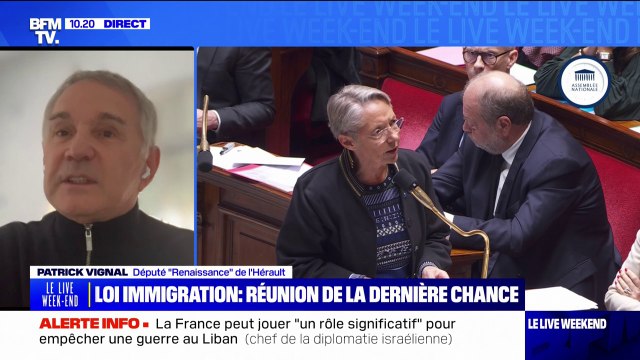 Loi Immigration: Est-ce que la classe politique en France est capable de s'entendre pour l'intérêt général? s'interroge Patrick Vignal, député Renaissance de l'Hérault