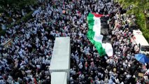 مظاهرة حاشدة أمام سفارة واشنطن بجاكرتا تنديدا بموقفها من حرب غزة