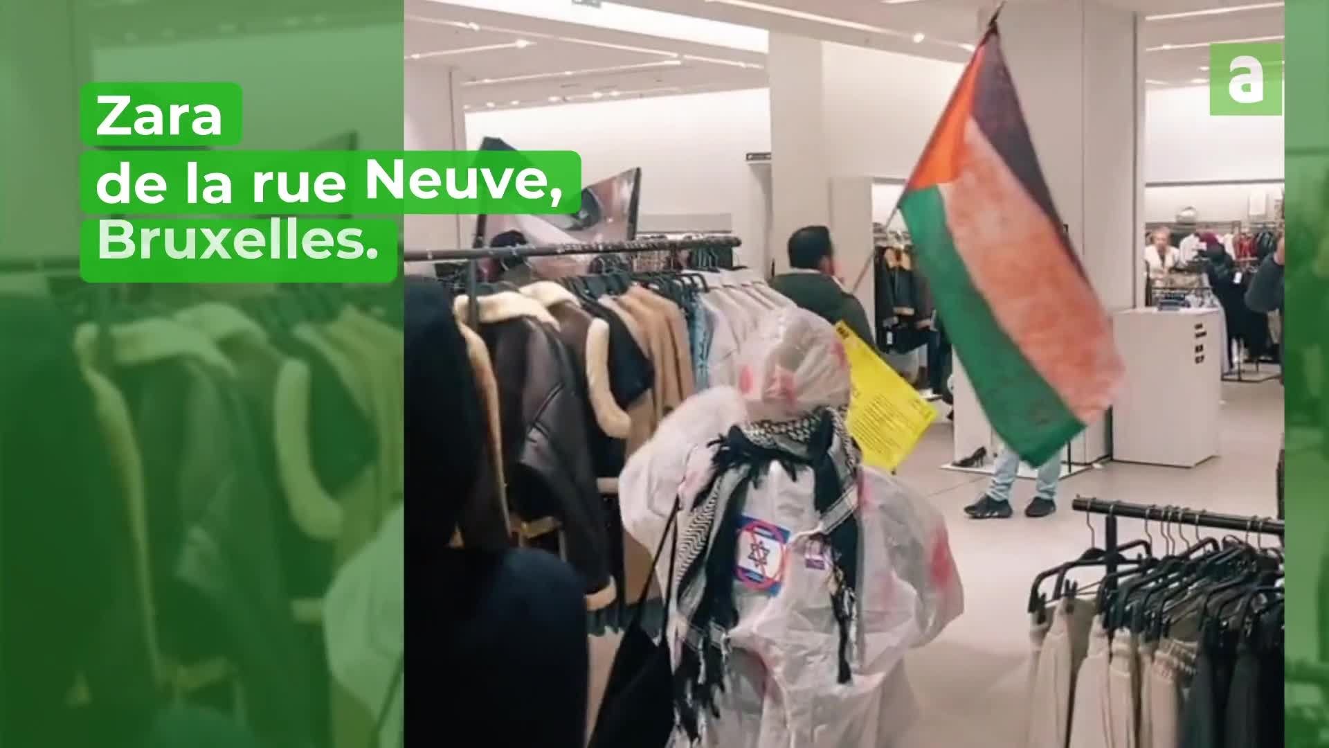 Appel au boycott au Zara dela rue Neuve à Bruxelles? - Vidéo Dailymotion
