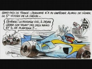 F1 2005 dessins humoristiques