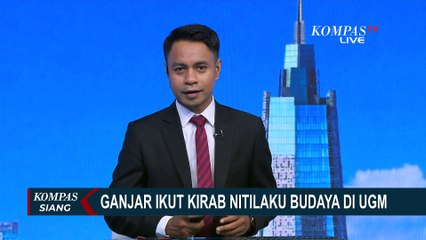 Ikuti Kirab Nitilaku di UGM, Ganjar Terlihat Pakai Baju Adat Dayak