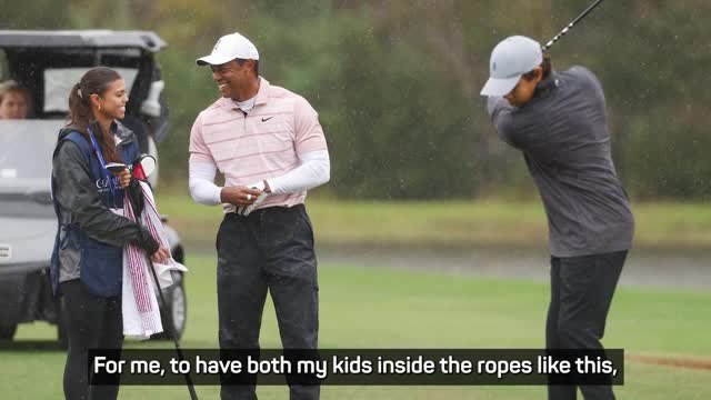 Having my daughter caddy for me 'couldn't have been more special' - Tiger Woods