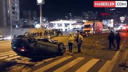 KAYSERİ'de Zincirleme Kaza: 4 Yaralı