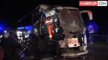 Çanakkale'de otobüs kazası: 3'ü ağır 13 kişi yaralandı