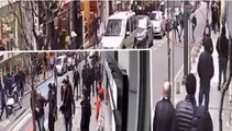 İstanbul'da bıçaklı omuz atma kavgası kamerada