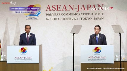 [FULL] Keterangan Jokowi dan PM Jepang di KTT ASEAN-Jepang, Singgung Sikap soal Gaza