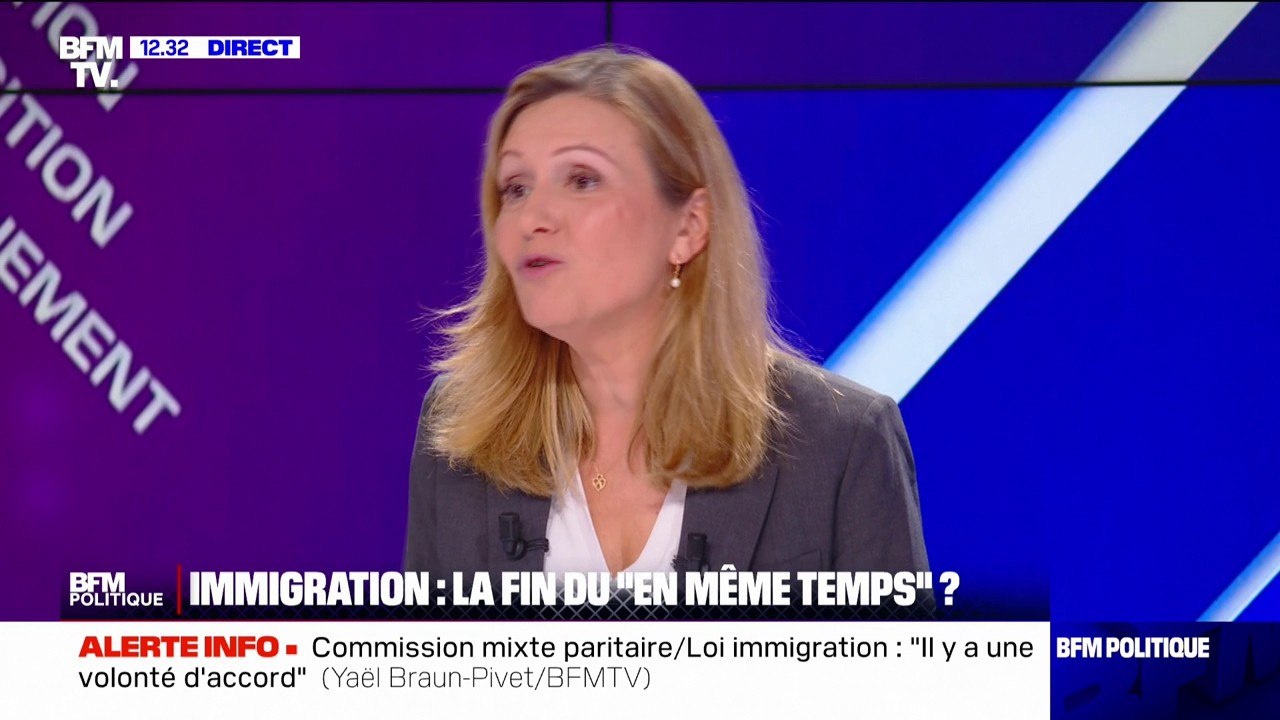 Loi Immigration: "Je suis confiante que nous restions unis" au sein de la majorité estime Yaël Braun-Pivet