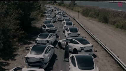 All The Tesla Car Are Hacked In The City Of New York To Force Crashes | Julia Roberts Movies