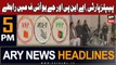 ARY News 5 PM Headlines 17th December 2023 | PP decision on seat-adjustment in KPK