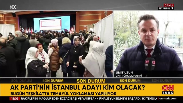 Gözler temayül yoklamasında: Cumhurbaşkanı Erdoğan Ak Parti İstanbul İl Başkanlığı'nda 