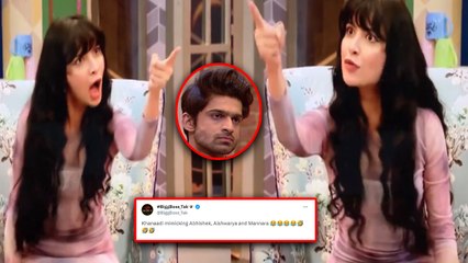 Bigg Boss17: Khanzaadi ने की Abhishek की Mimicry, Fans ने दिए मजेदार Reaction, BB17 promo! FilmiBeat