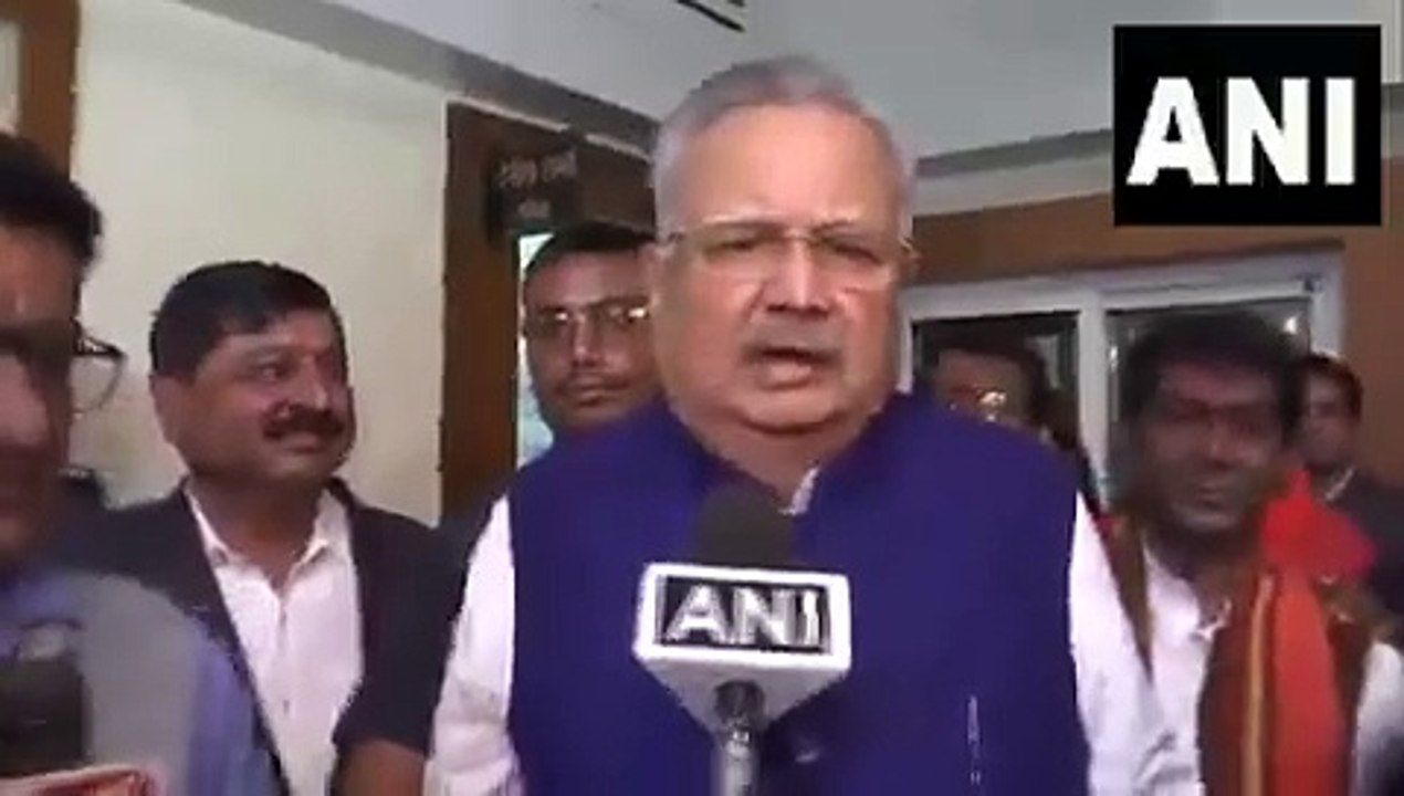 भाजपा नेता रमन सिंह ने विधानसभा अध्यक्ष पद के लिए भरा नामांकन, पूर्व सीएम भूपेश बघेल भी रहे साथ