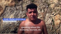 Acapulco cliff divers jump back in after devastating Hurricane Otis