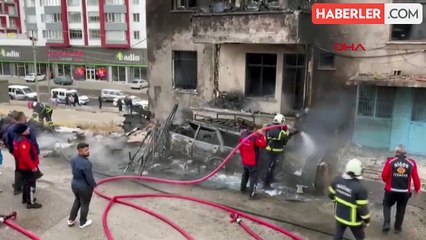 Niğde'de çöp yangınında 2 daire ve 1 otomobil kullanılamaz hale geldi
