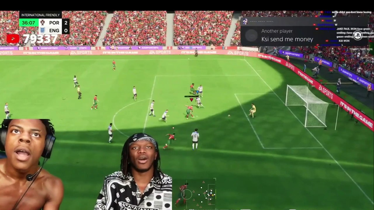 ishowspeed vs Ksi FC24 only Goal-highlight