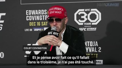 UFC 296 - Covington : "Les juges me détestent parce que je soutiens Trump"