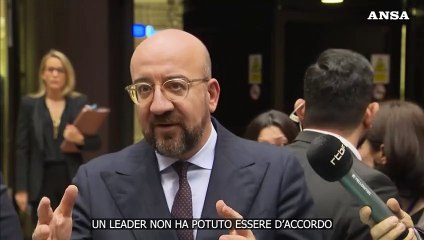 Ue, Michel: "Discuteremo revisione del quadro finanziario pluriennale a inizio 2024"