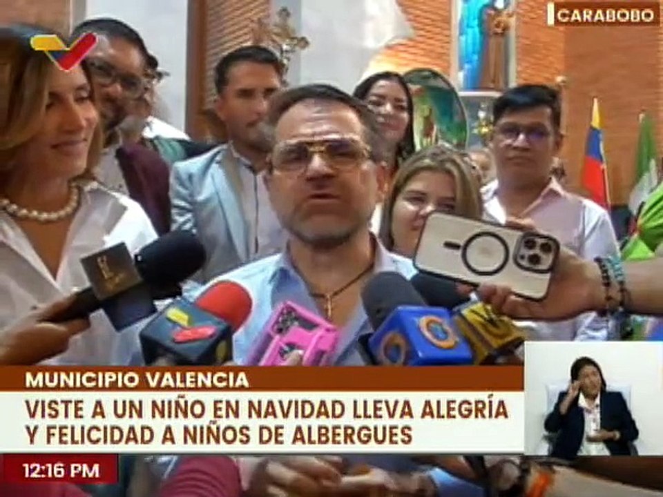Programa "Viste a un Niño en Navidad" lleva alegría y amor a los niños de albergues en Carabobo