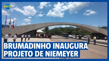 Inauguração do portal em Brumadinho celebra legado de Oscar Niemeyer