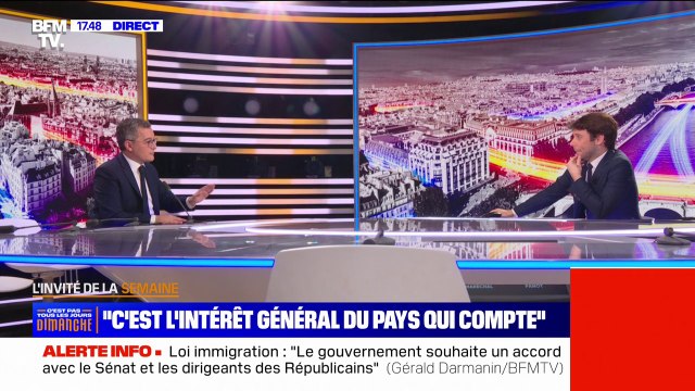 Gérald Darmanin: Si nous ne prenons pas nos responsabilités, Marine Le Pen va être élue