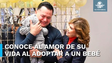 Rogelio es el primer papá soltero en adoptar a un bebé en BC