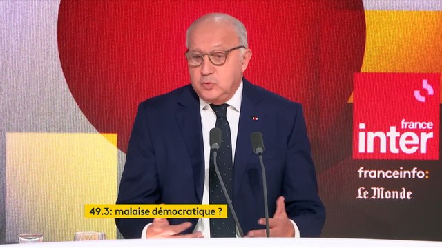 Pour Laurent Fabius, les Français sont devenus des grands spécialistes de l'article 49.3