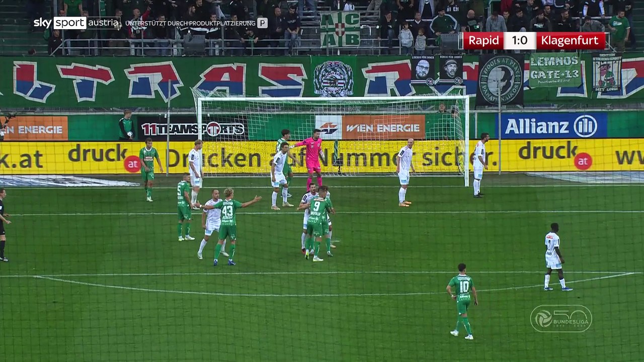 11. Runde 2324: Rapid Wien - Austria Klagenfurt