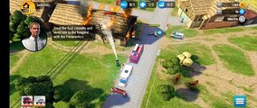 محاكاة شاحنة إطفاء الحريق   ألعاب السيارات Fire fighting truck simulator car games(F)