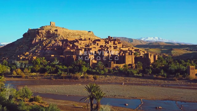 Kasbah Ait Ben Haddou by drone قصبة آيت بن حدو بالدرون