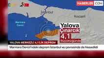 Marmara Denizi'nde 4.1 büyüklüğünde deprem! İstanbul ve çevre illerden hissedildi