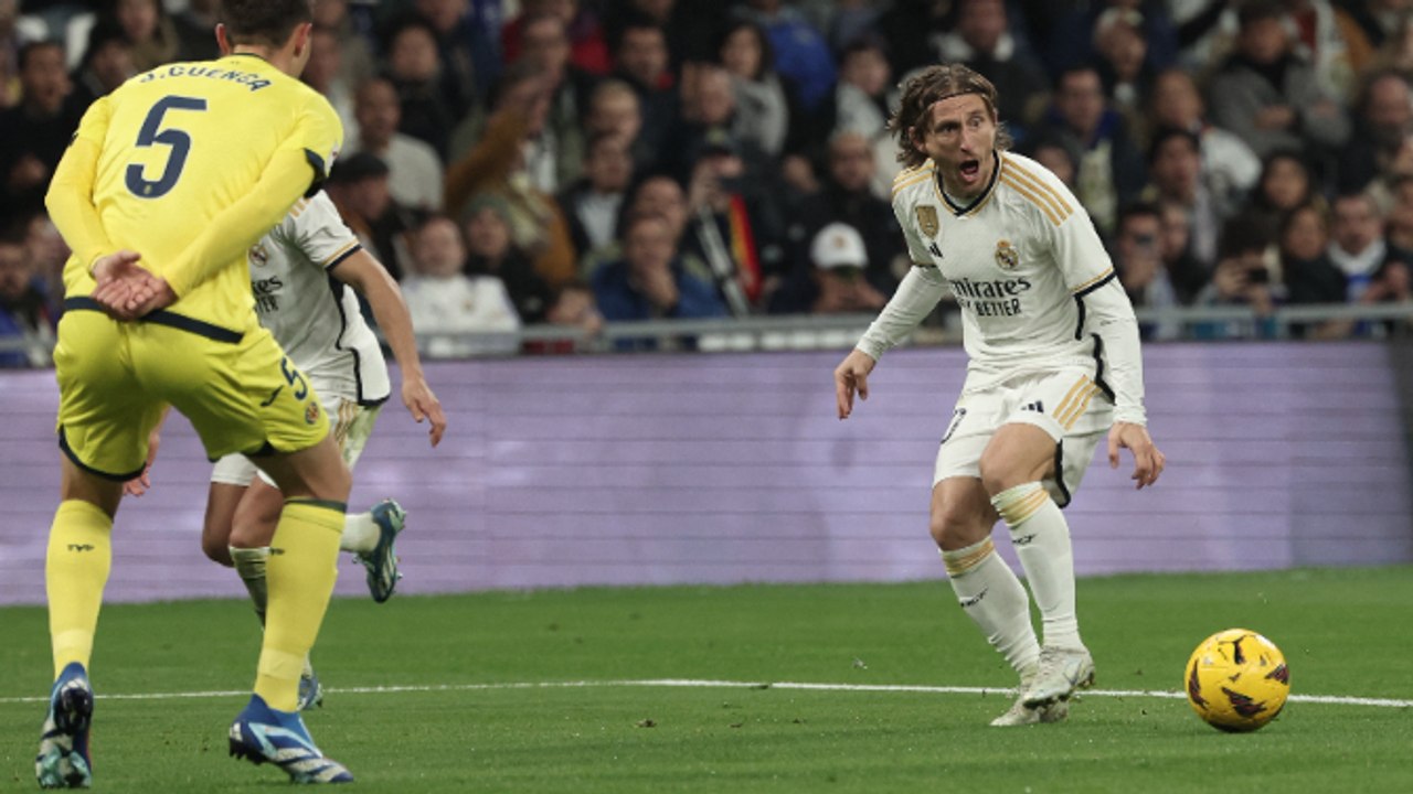 Gol de Modric: Real Madrid 4-1 Villarreal