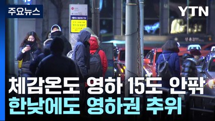 [날씨] 출근길 맹추위 기승, 현재 서울 -12.2℃...낮에도 영하권 / YTN
