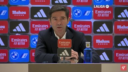 La frase dura de Marcelino a su equipo tras la derrota en el Bernabéu